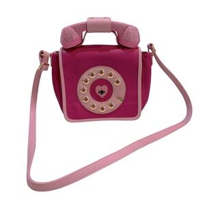 Betsey‎ Johnson Pink Retro Telephone Crossbody Bag – Working Handset